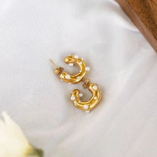 Geometric Water Drop Earings