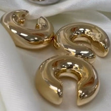 Geometric Water Drop Earings